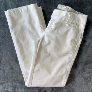 GAP Vintage Cream / Ivory Long & Lean Corduroy Pants size 2 Short